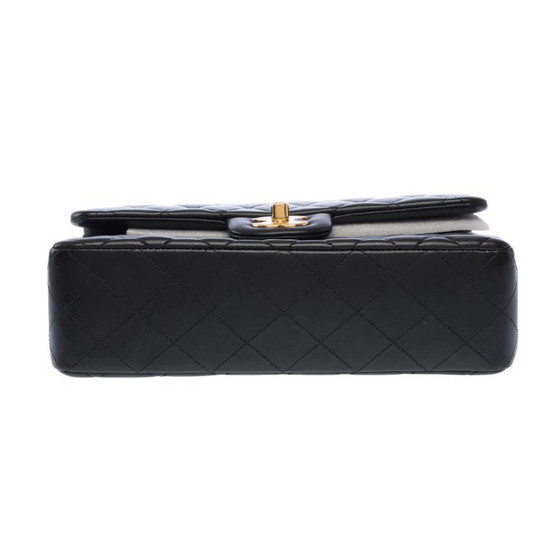 Image 1 of CHANEL Timeless/Classique Schwarze Ledertasche - 103507