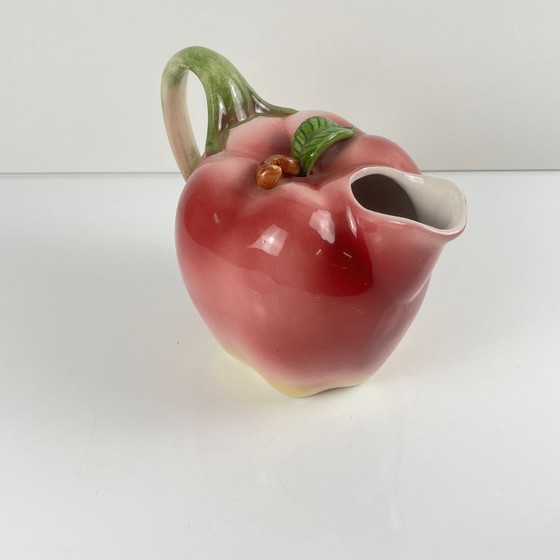 Image 1 of Apple-shaped slipware pitcher, 1960/70