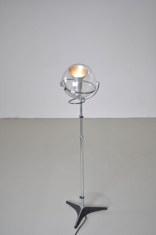 Globe floor lamp