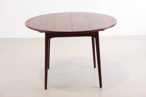 Webe teak tafel door Louis Van Teeffelen