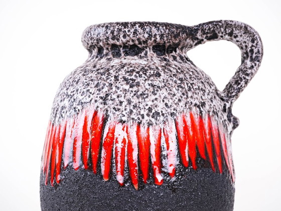 Image 1 of Ceramic vase Fat Lava, German design, 1960s, made in West Germany