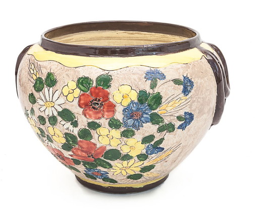Large Cache-Pot Jérôme Massier, 1900