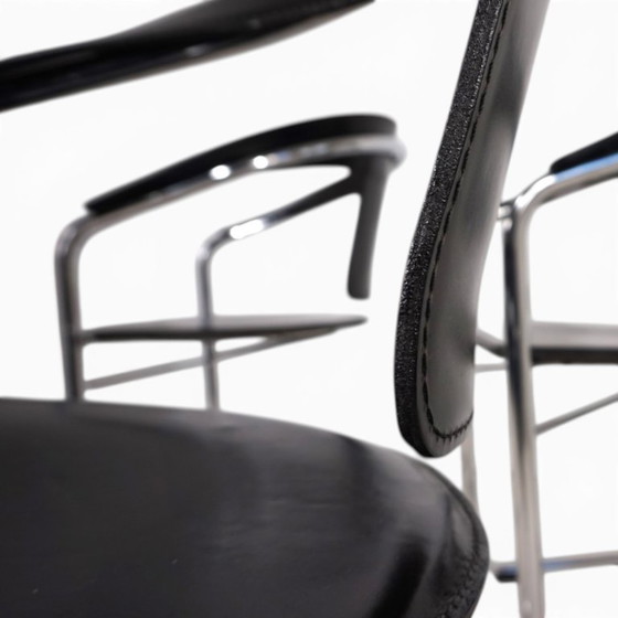 Image 1 of Juego de 4 sillas de comedor de A. Rizzatto para Lo Studio.