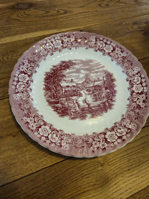 Grand plat de service British Anchor Memory Lane