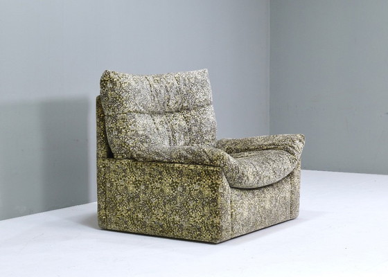 Image 1 of Ligne Roset „Dianthus“ Lounge-Sessel von Michel Ducaroy in „Liberty of London“ floralem Samtstoff – Frankreich, 1978