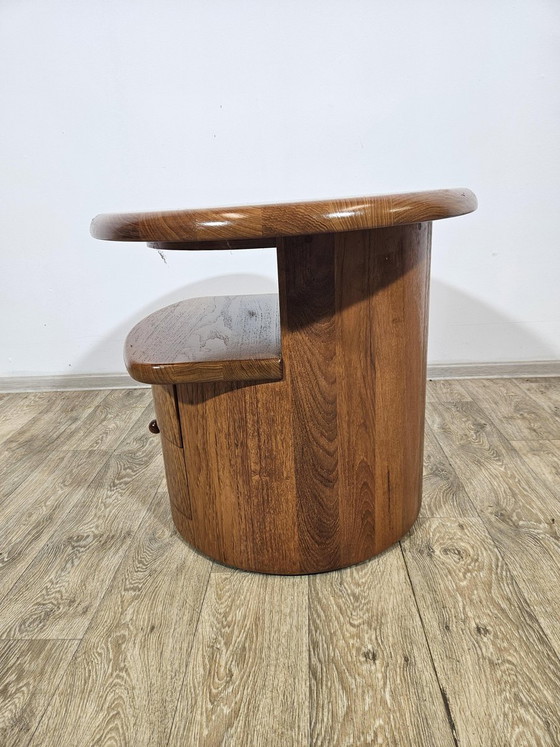 Tavolino TV in teak con piano girevole di Silkeborg Møbelfabrik, anni '60 – Mobili TV (photo 5 of 14)