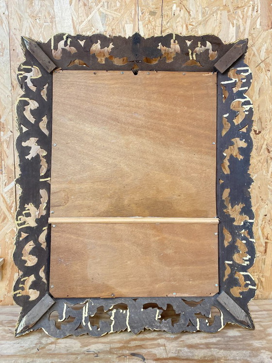 Image 1 of Gilded Wooden Mirror, 19th Century, 80cm x 100cm