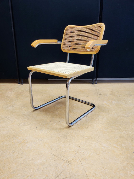 Image 1 of Chaises de salle à manger vintage Cesca par Marcel Breuer, Italie 1980