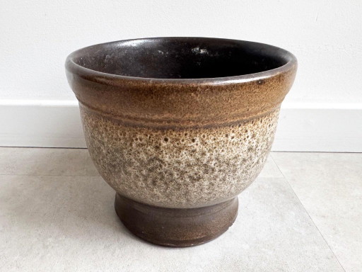 1x Grote Vintage 70s W. Germany Bloempot – plantenbak, Ceramic (photo 2 of 5)