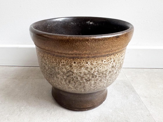 1x Grote Vintage 70s W. Germany Bloempot – Plantenbak, Ceramic (photo 2 of 5)