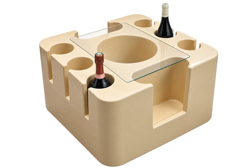 Bacco Bar / Coffee Table – Sergio Mazza for Artemide – Italy, 1970 – drankenkasten, Plastic (photo 2 of 6)