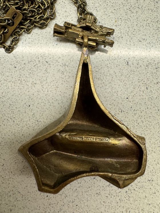 Image 1 of Lapponia Björn Finland, pendant with chain