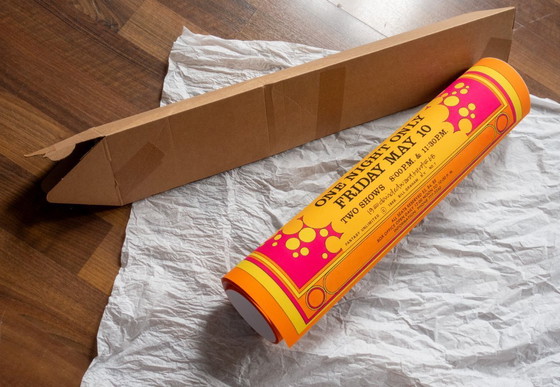 Image 1 of Jimi Hendrix Experience Fillmore East concert 1968 New York - Poster 61 x 91 cm