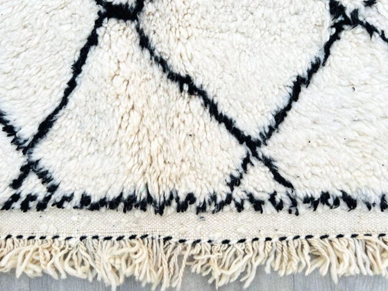 Handgemaakt blauw Marokkaans tapijt op maat, 2,5 x 1,5 m – Vloerkleden en tapijten, Wool (photo 4 of 8)