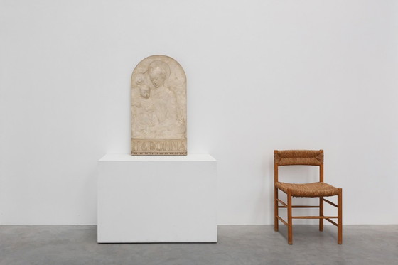 Image 1 of Bajorrelieve en estuco de Virgen con niño de Antonio Rossellino, Italia ca. 1880