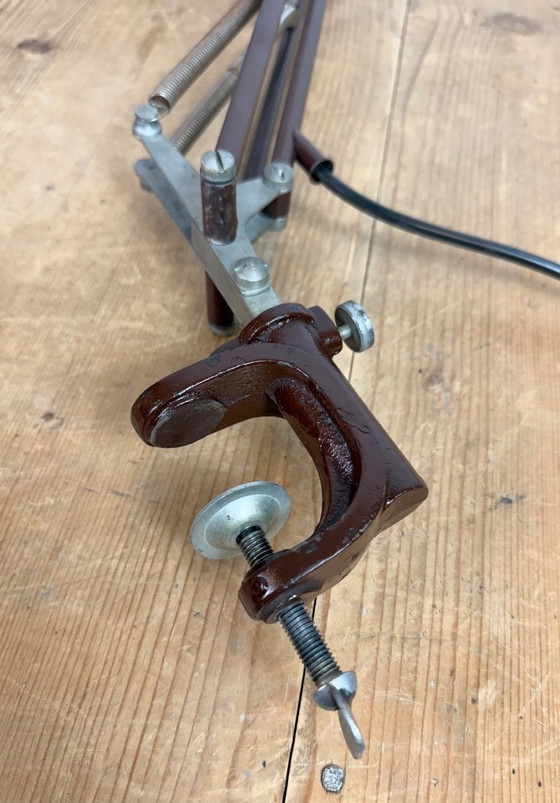 Image 1 of Vintage Brown Architect Table Lamp from Napako, 1950s
