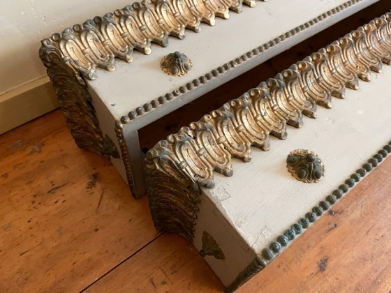 Image 1 of Unique Curtain Cove Bed canopy Bed canopy French antique