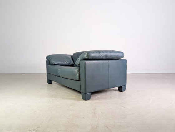 Image 1 of 2 sofás De Sede DS 17 originales de dos plazas con diseño de cuero.