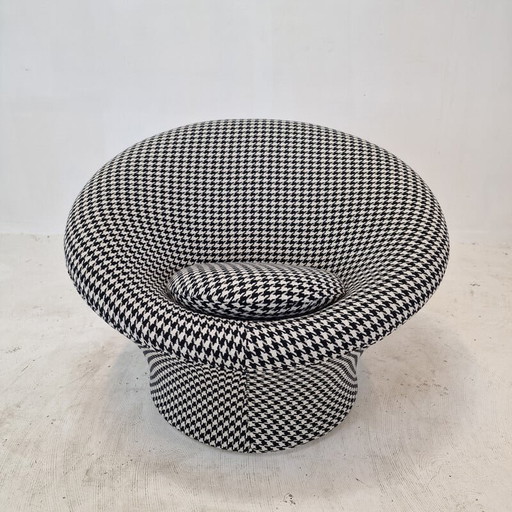 Fauteuil et ottoman vintage en forme de champignon par Pierre Paulin pour Artifort, 1960s