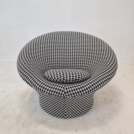 Image 1 of Vintage paddenstoel fauteuil en voetenbank van Pierre Paulin voor Artifort, jaren 1960