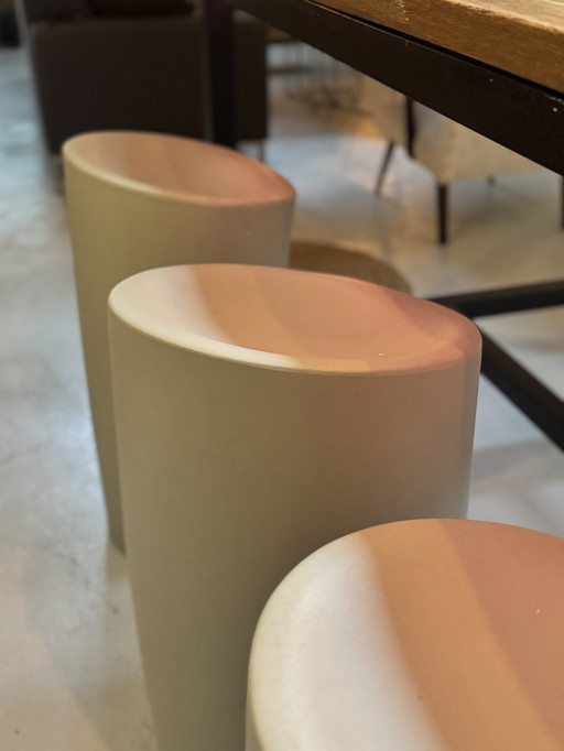 3 taburetes de bar Driade Pop Art Tokyo