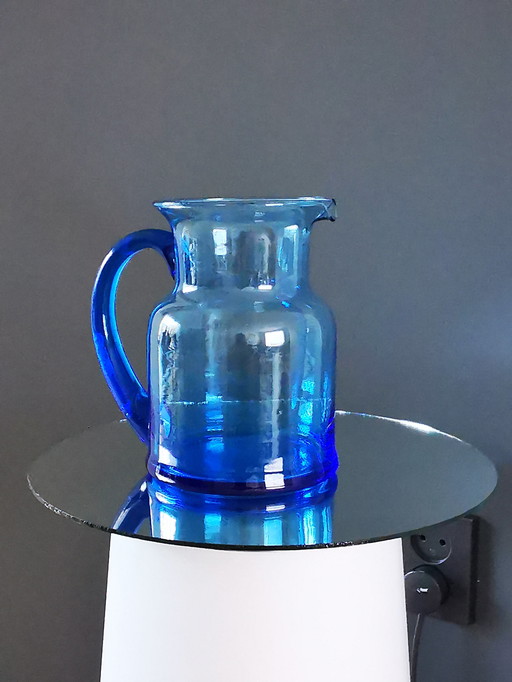 Water jug, glass, 1970s-1990s