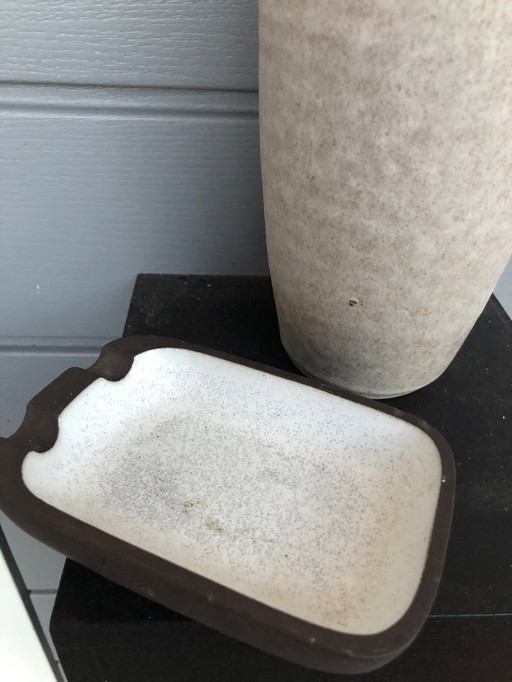 Ravelli-Vase und Aschenbecher