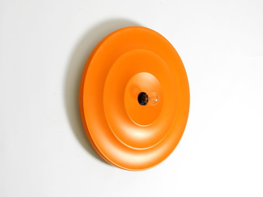 Large round original ceiling or wall lamp | Ø 60 cm | Mid Century Space Age