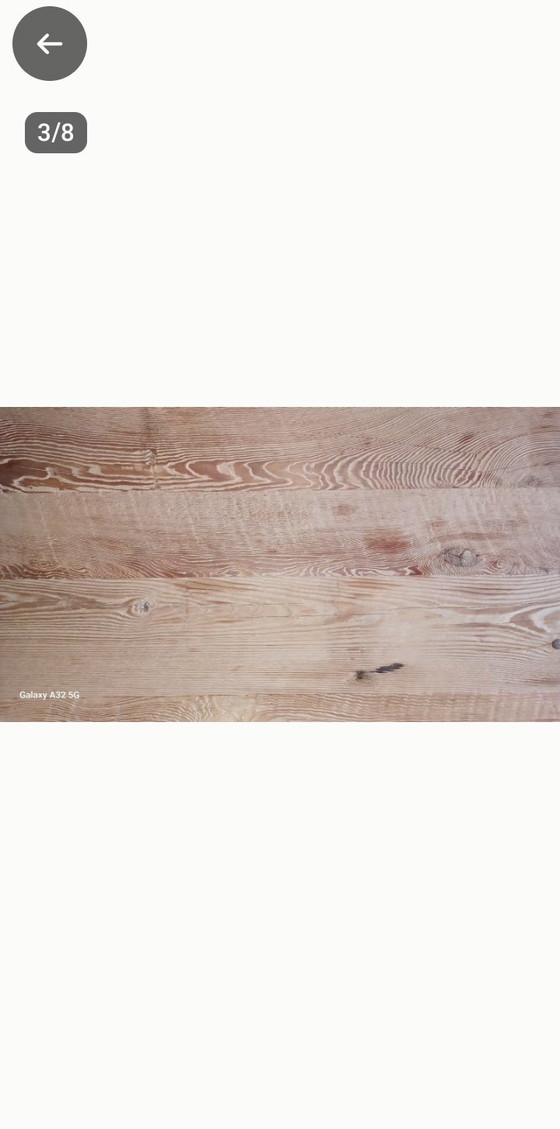 Mesa de madera rústica de 1x3 m – robuust maatwerk, Mesas de comedor, Wood, Metal (photo 3 of 6)