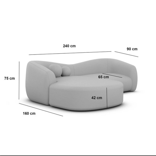 Sofá esquinero ICONX Studios Switzerland – Modelo CIRO (forma de L)