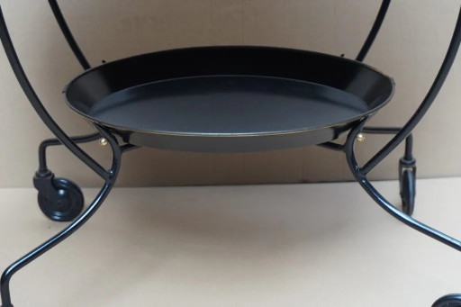 Carrello vintage con due vassoi rimovibili – serveerwagens, Metal (photo 2 of 5)