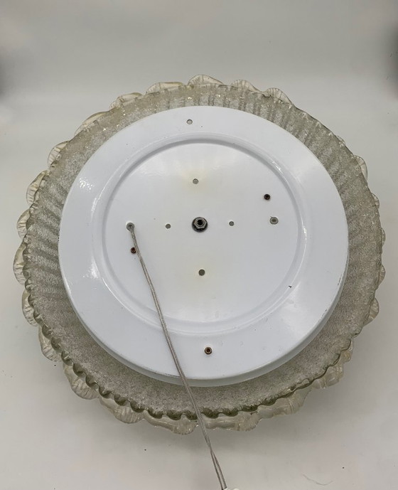 Image 1 of Murano glass ceiling light attributed to Barovier with gold