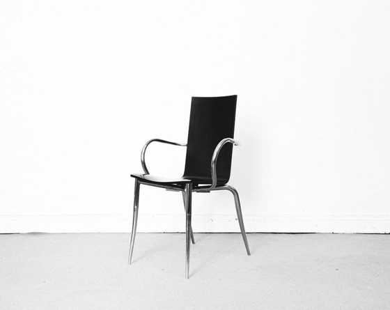 1/10 Philippe Starck Driade Olly Tango Sedia Cromata – Sedie da pranzo, Legno, Cromo (photo 2 of 7)