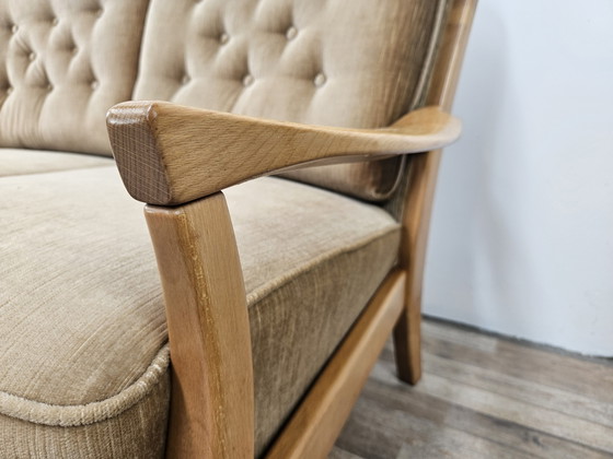 Image 1 of Divano a due posti anni &#39;70 in faggio