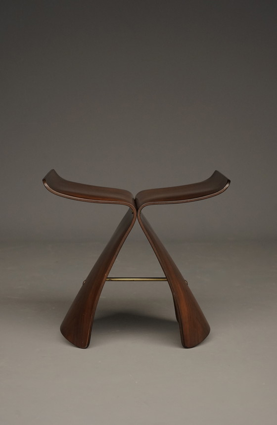 Image 1 of Schmetterlingshocker von Sori Yanagi für Tendo Mokko, 1970er Jahre