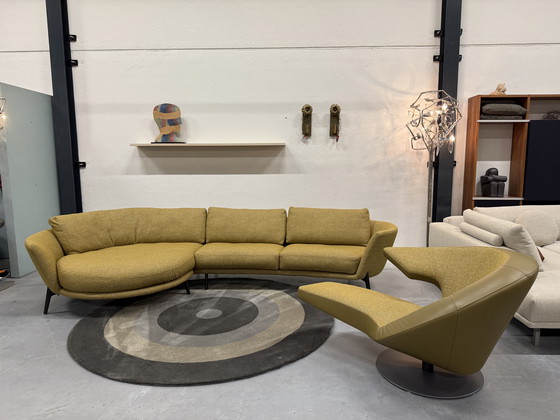 Image 1 of Leolux Rego Ecksofa Mondo Stoff Oro