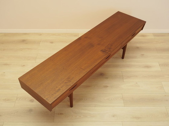 Image 1 of Buffet bas en teck, design danois, années 1960, fabriqué au Danemark