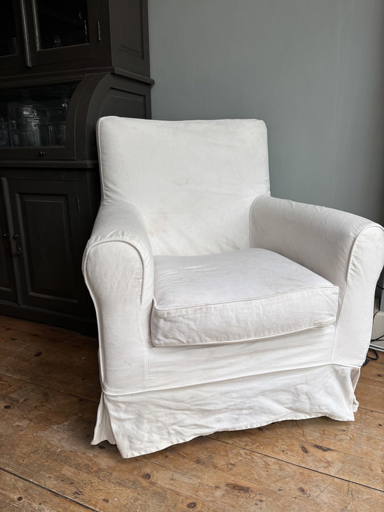 Image 1 of IKEA EKTORP Fauteuil – Comfortabel en Met Afneembare Hoes