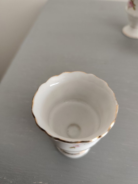 Image 1 of Set of 6 egg cups and serving tray