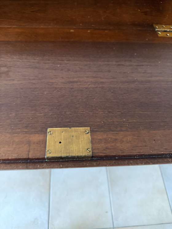 Image 1 of Bureau de secrétaire de style campagne anglaise – Mobilier militaire de campagne