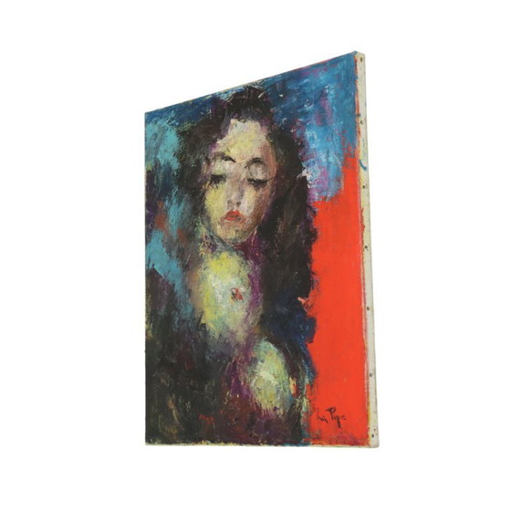Image 1 of Pintura abstracta de mujer desnuda