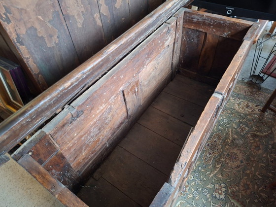 Image 1 of Grand Coffre Cassone Louis XIII renaissance 16ème siècle