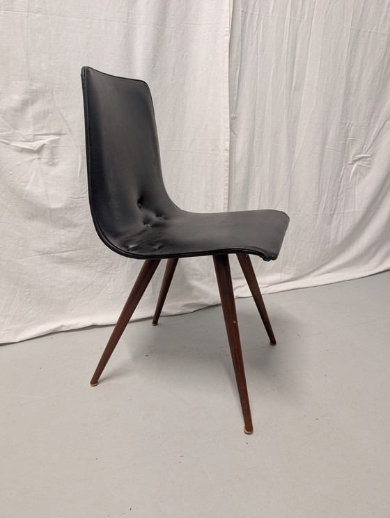 Image 1 of Uniek: partij Van Os Culemborg Swing chairs 50s Dutch design