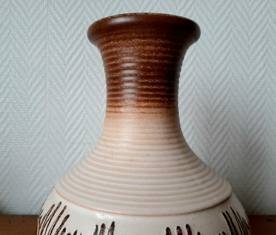 Image 1 of Vase 1970 En Céramique Allemande Vintage