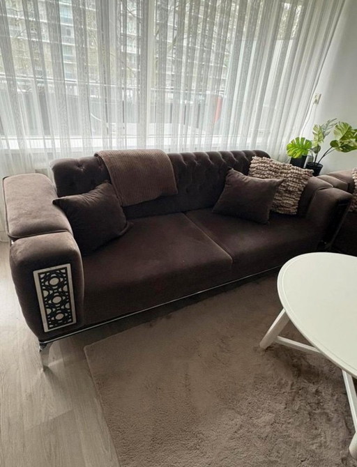 Komplettes Sofa-Set + 2 Sessel
