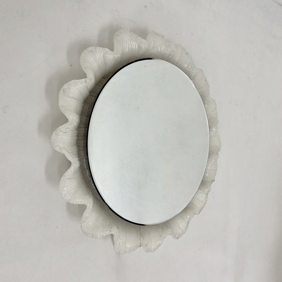 Image 1 of Vintage Lucite wall mirror with backlight , 1970’s , Germany