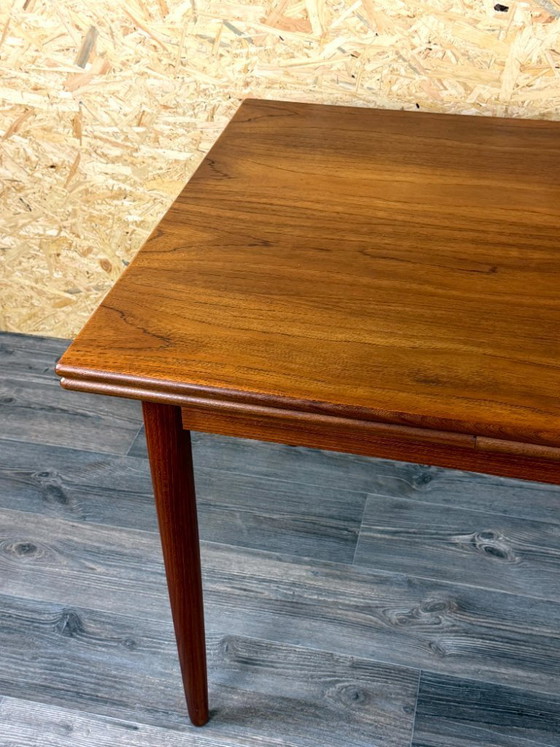 Image 1 of 1960s/70s Teak Dining Table, Danish Modern Design, Denmark
