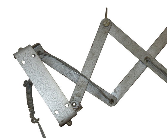 Image 1 of Lampada da parete a fisarmonica per officina, stile industriale, anni '50