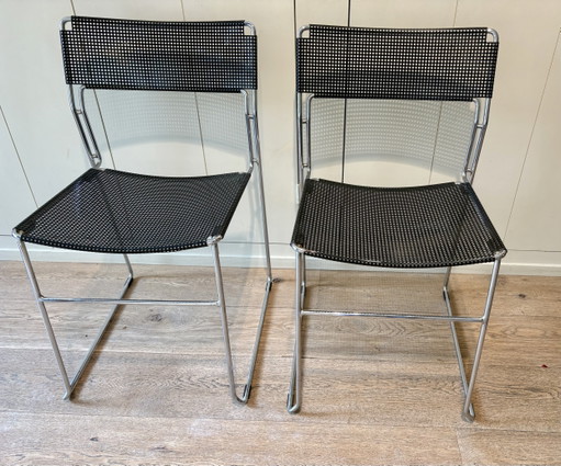 Set di 2 sedie vintage Arrben modello "Sultana", anni '80, Italia