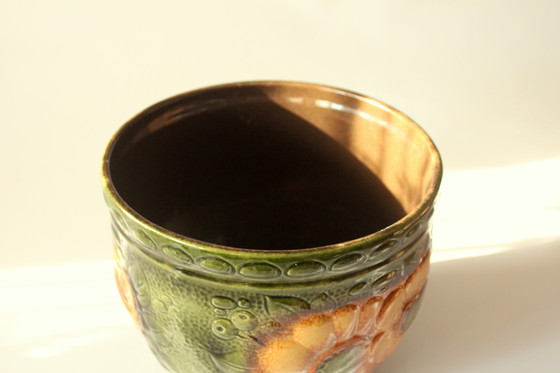 Image 1 of Großer Schwerer Keramik Blumentopf Scheurich Modell 887 22